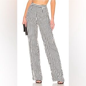 NBD X Naven Cara Pants in Black White Stripe Small